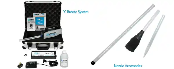Fogger machine, case, nozzles from Degree Controls