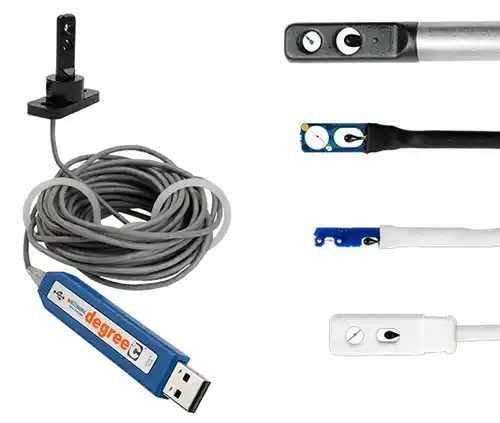 Hot wire anemometer heads are available in a variety of different styles for different measurement applications from Degree Controls