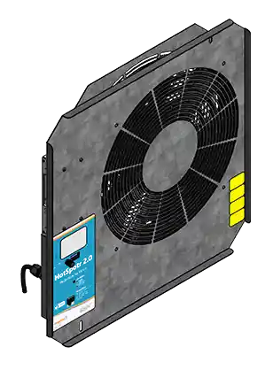Datacenter floor fan, HotSpotr